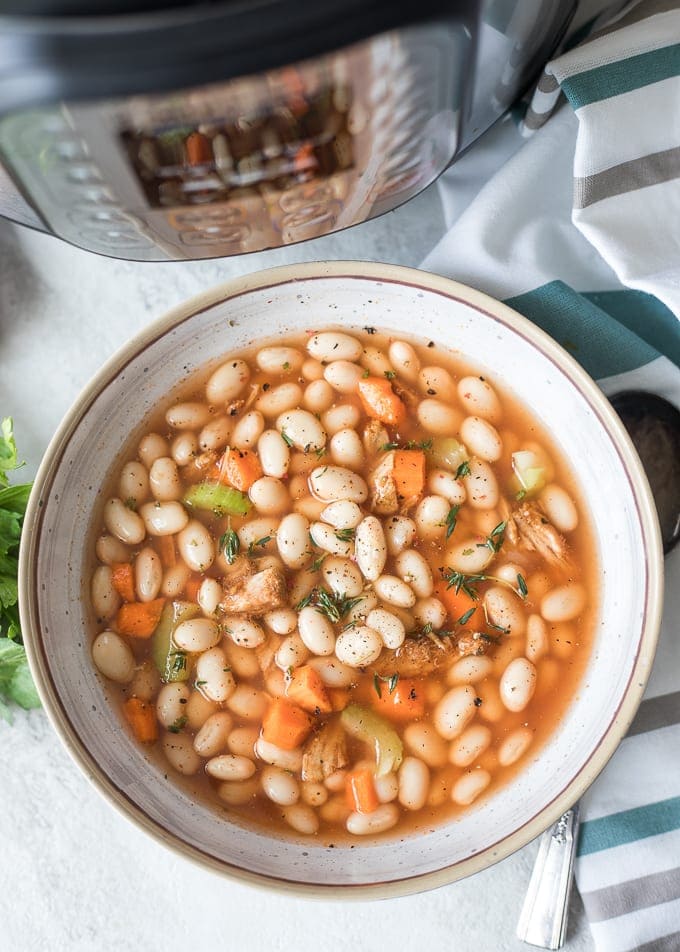 Instant Pot Ham and Bean Soup