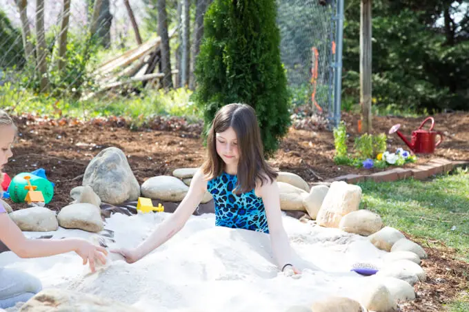 How to Make a Natural Sand Play Area