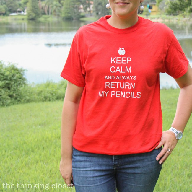 “Keep Calm” Teacher Shirt