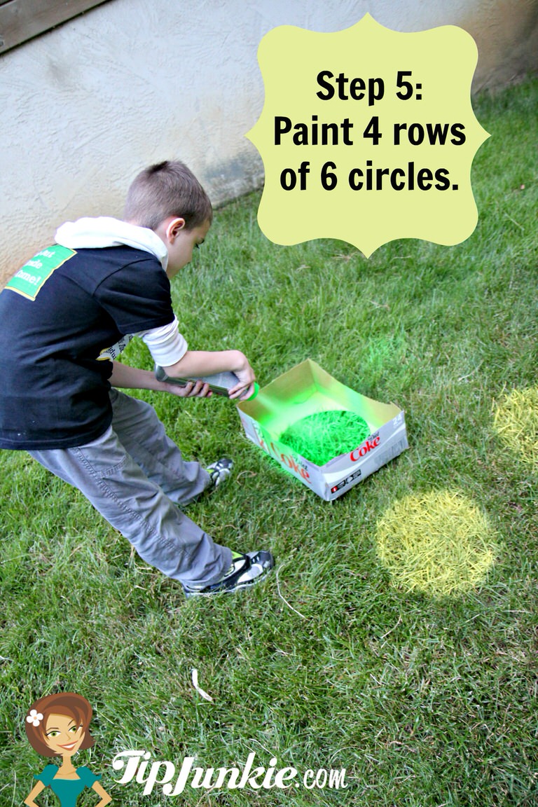 Outdoor Lawn Twister Game