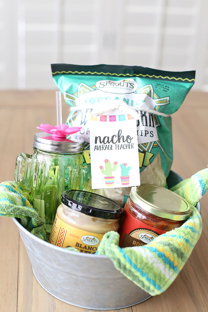 Nacho Average Teacher Gift Basket