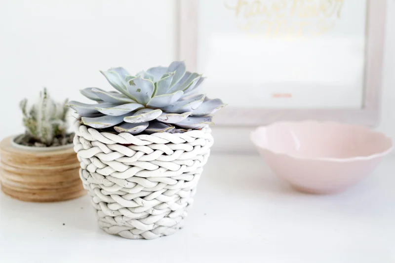 DIY Plaited Planter