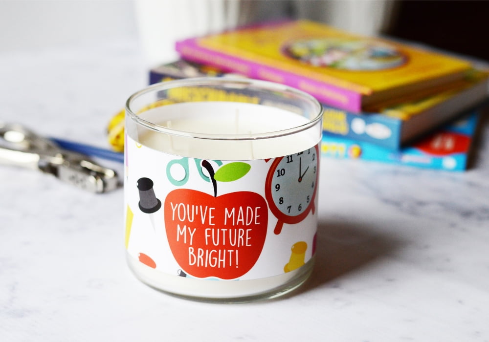 Candle Teacher Gift DIY