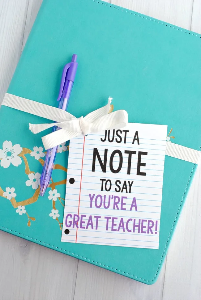 Cute & Creative “Note” Gift Idea for Teacher