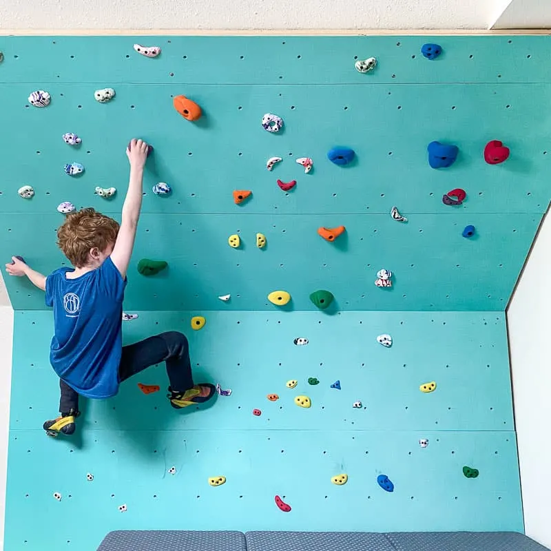 DIY Rock Climbing Wall for Kids