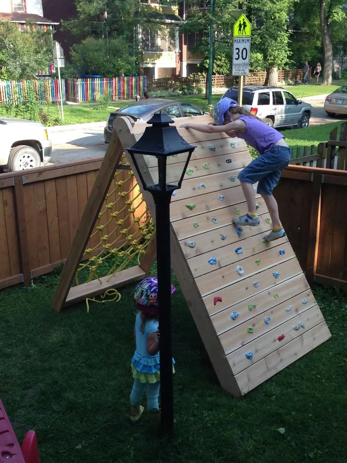 Rope and Rock Climbing Tower