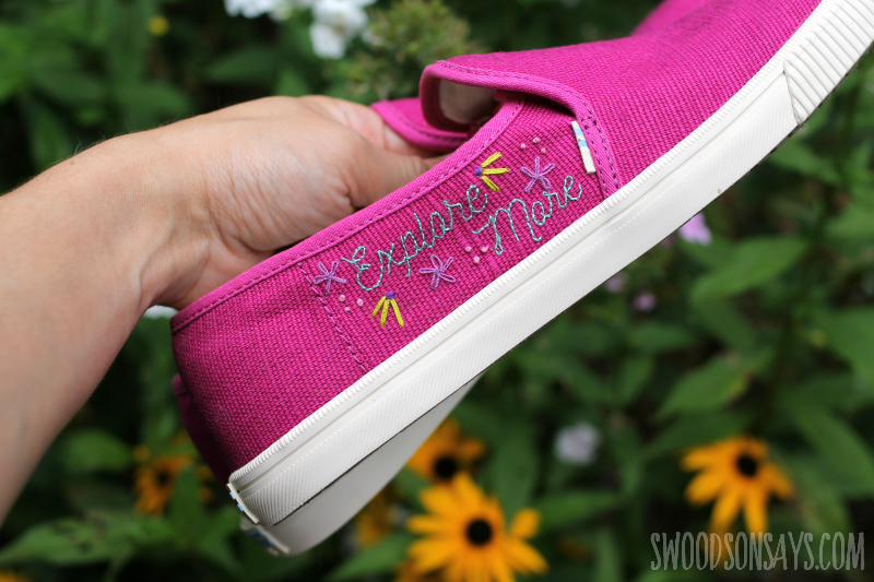 Pink Embroidered Shoes
