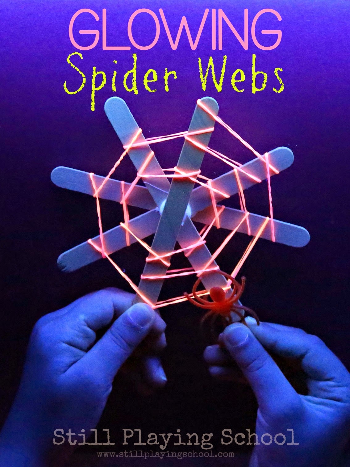 Glow In The Dark Spider Webs