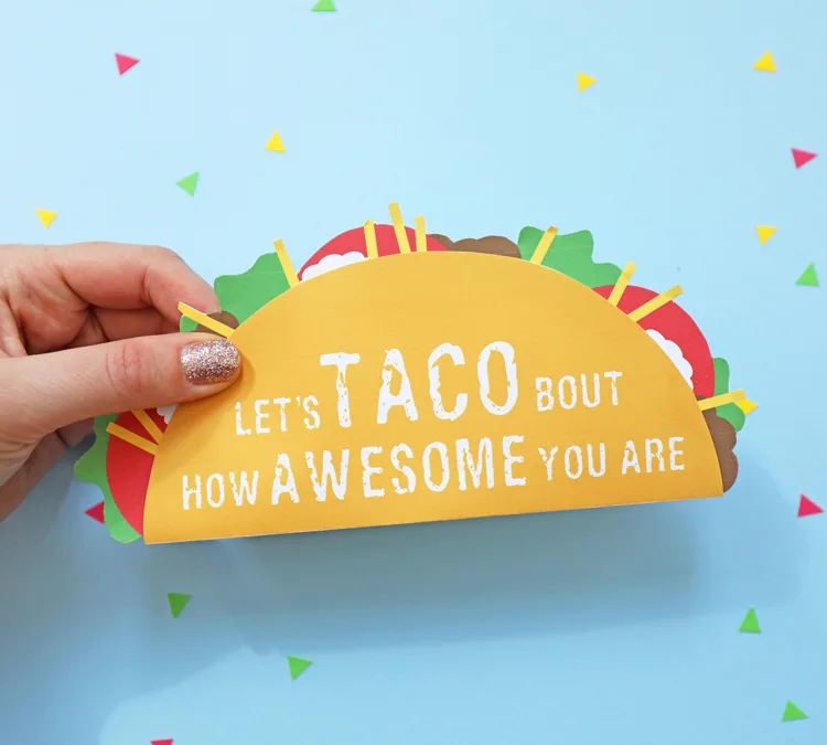Taco Gift Card Holder