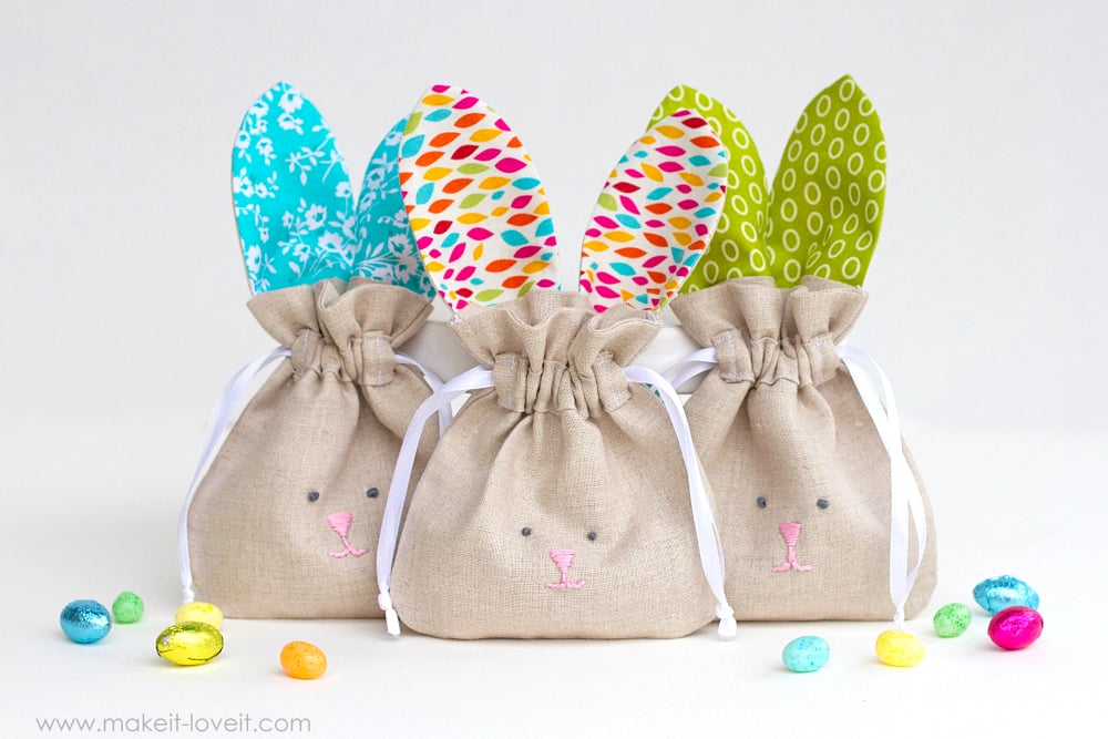 Drawstring Bunny Bags