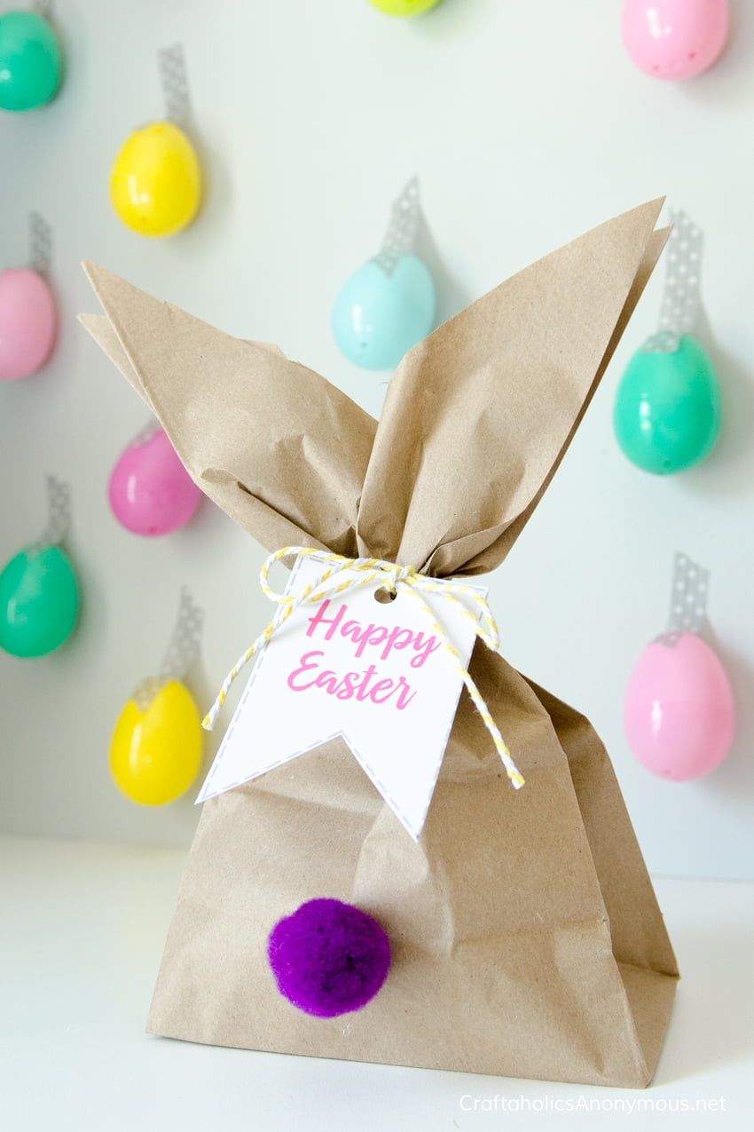 Easy Paper Bag Bunny Treat Bags