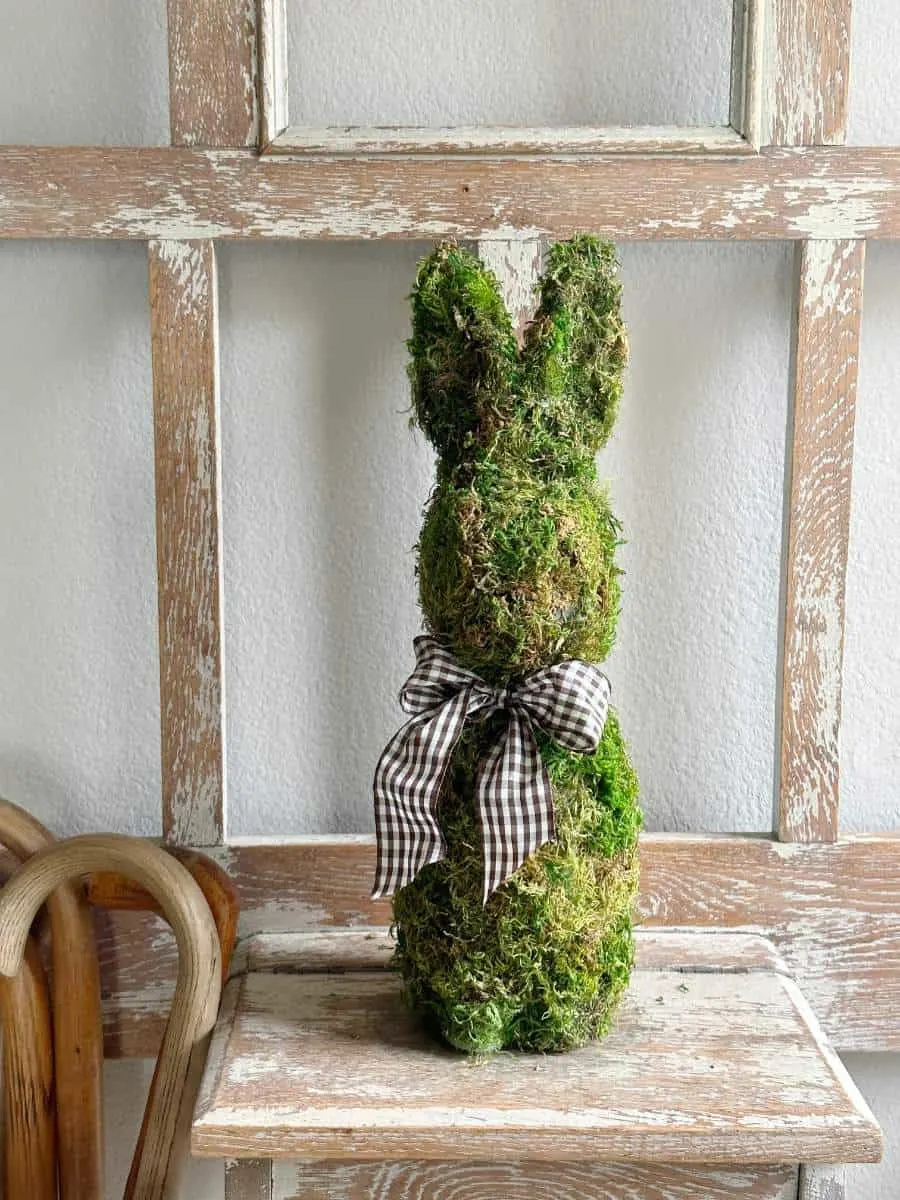 Moss Covered Bunny DIY