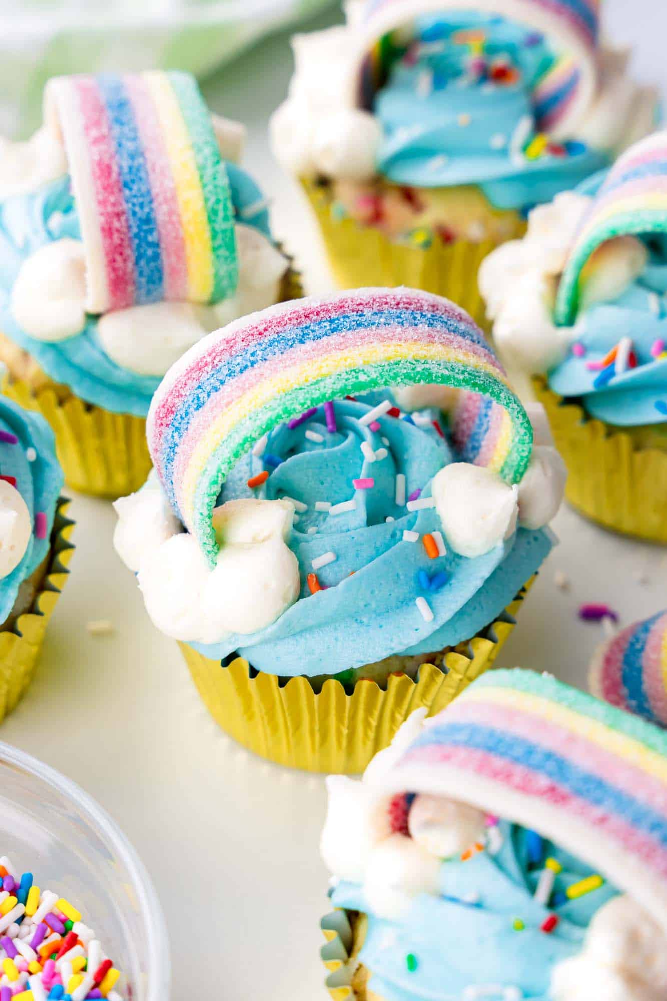 Rainbow Cupcakes