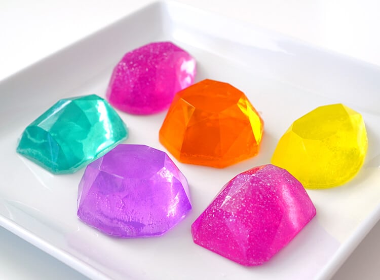 DIY Gemstone Soaps