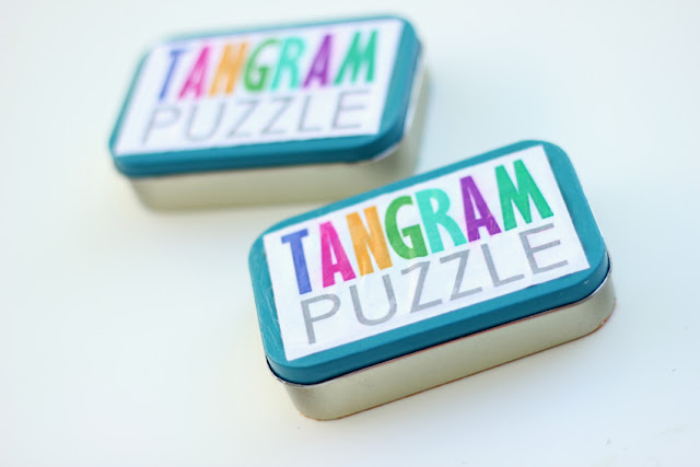 Magnetic DIY Travel Tangram Puzzles
