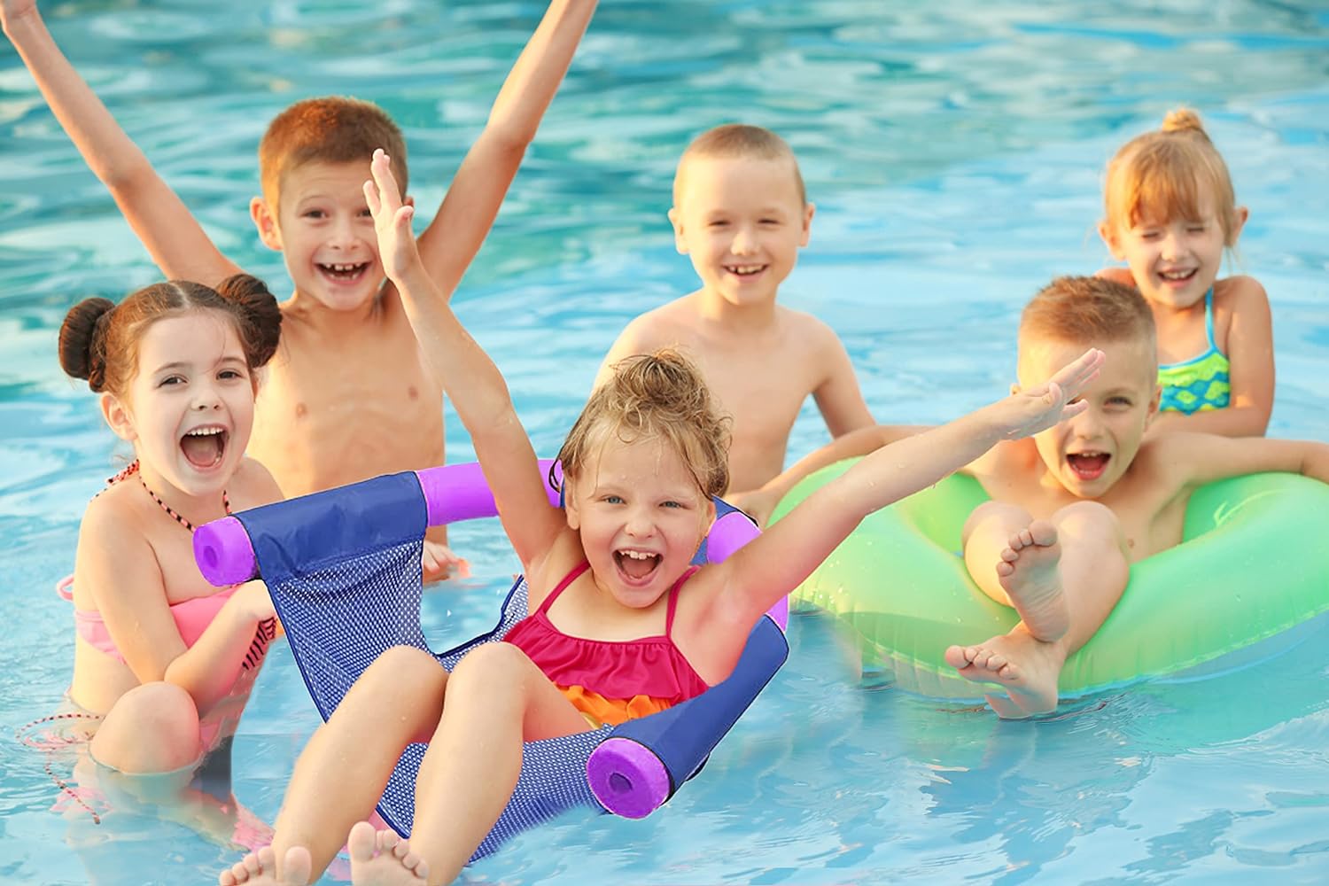 Floating Musical Chairs Pool Game