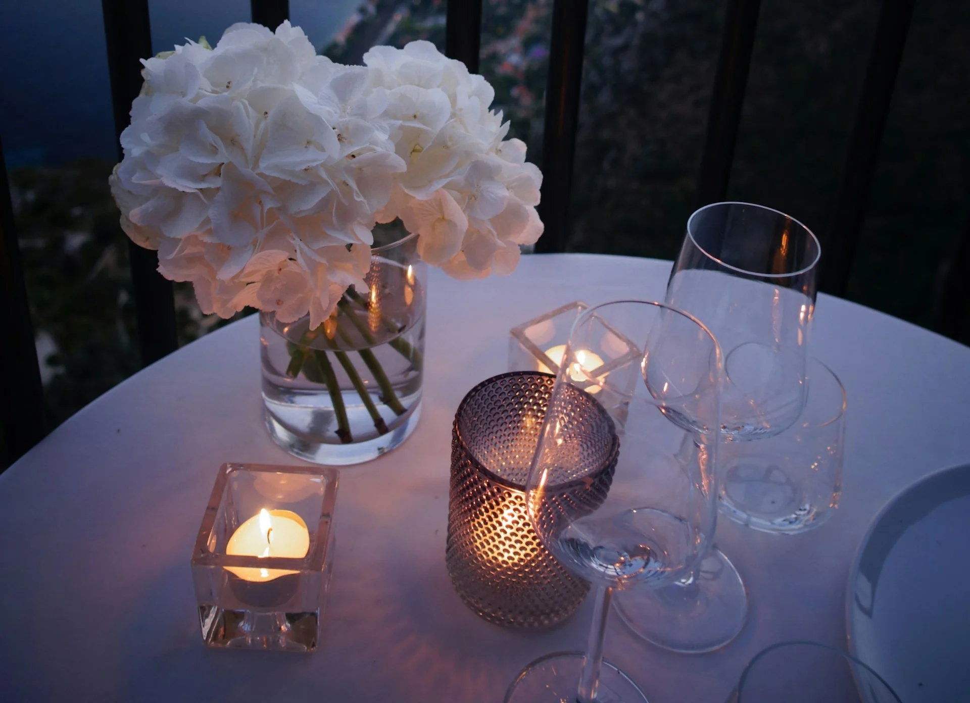 Have Dinner Outside by Candlelight