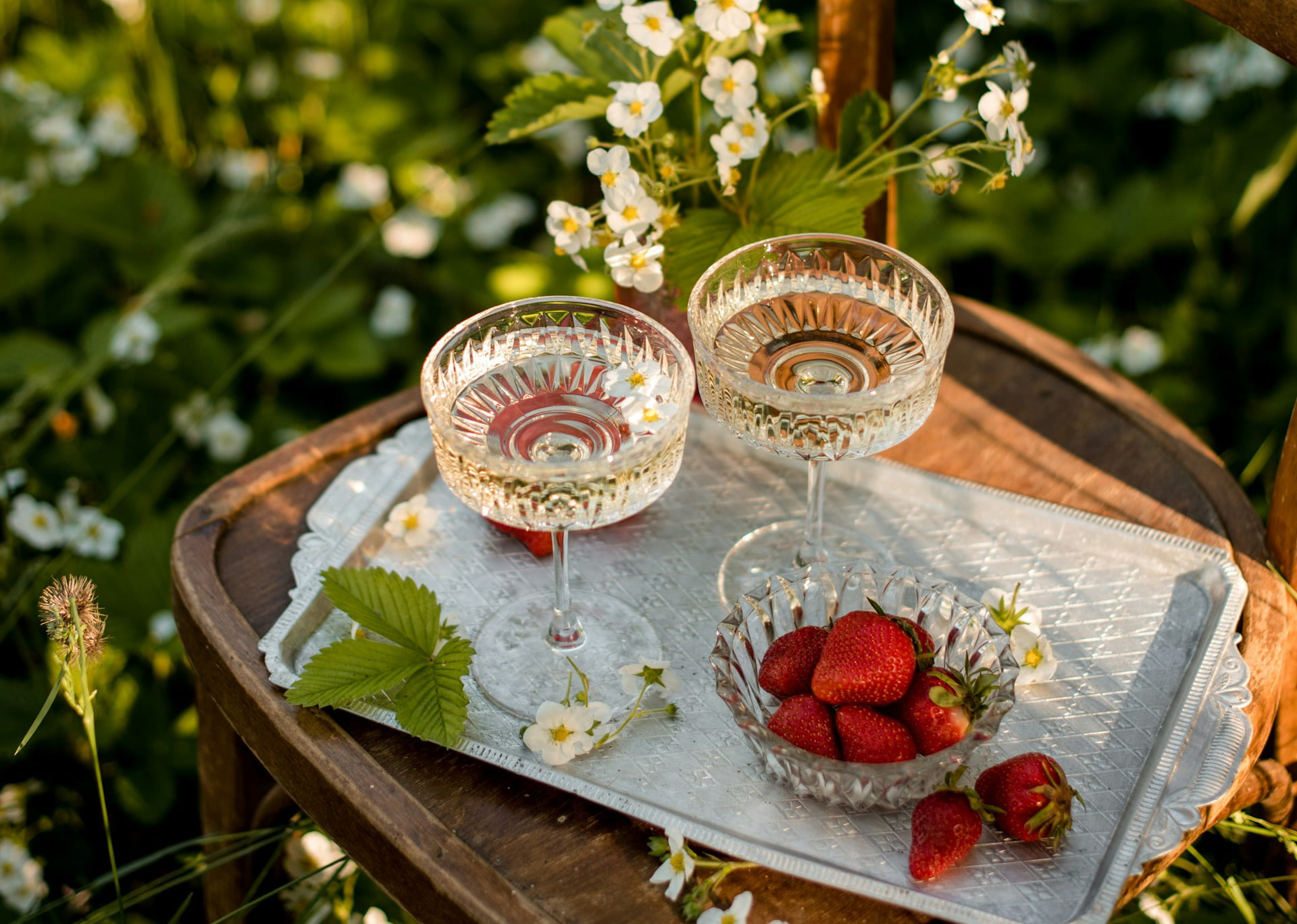 Have Champagne and Fresh Fruit for Breakfast