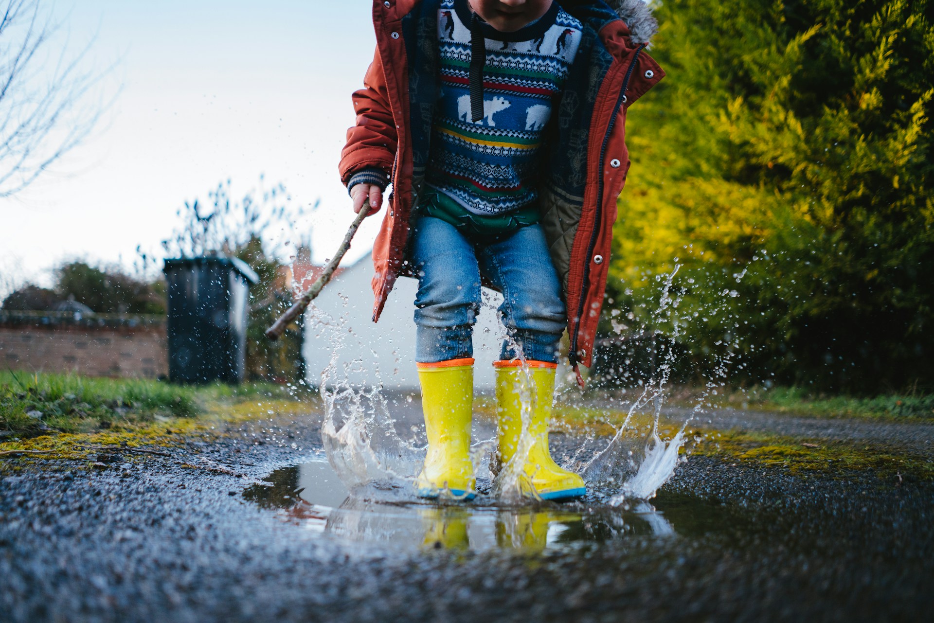 Go Outside and Splash in Puddles