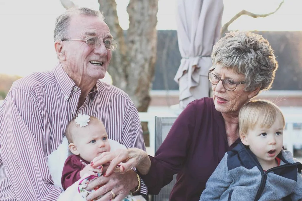 grandparents with kids