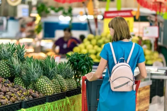 Woman shopping