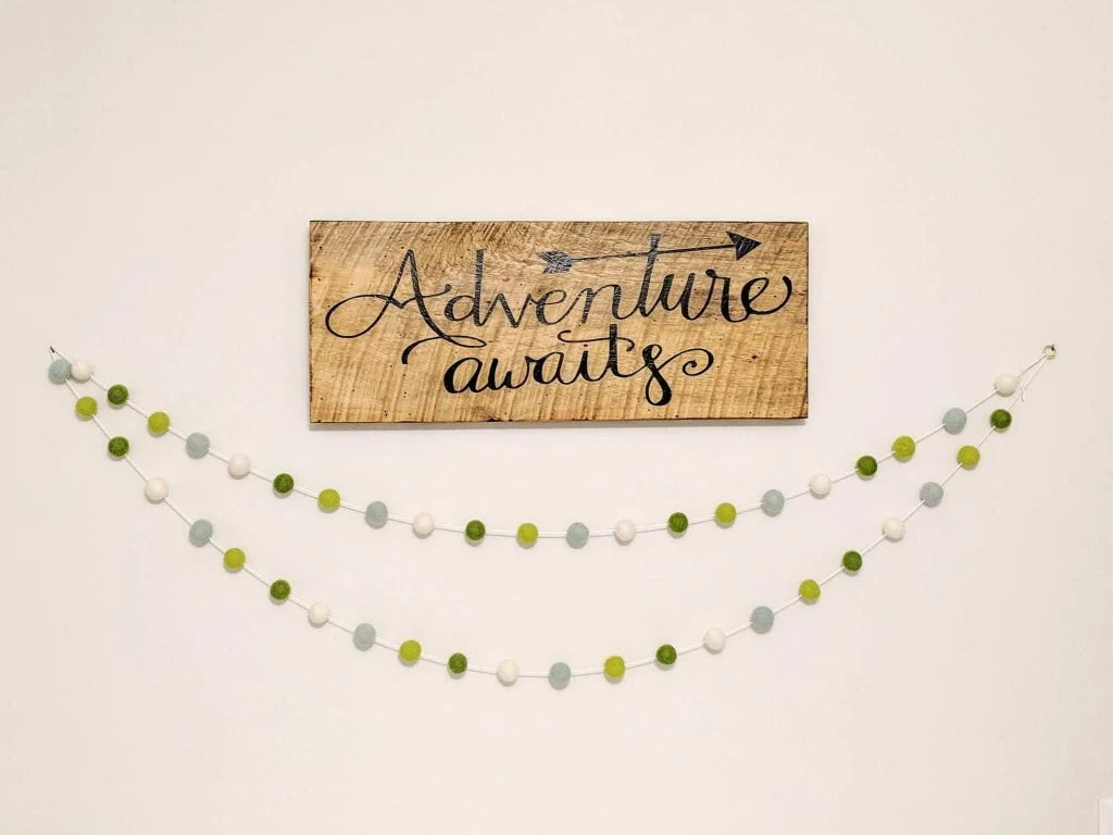 adventure waits nursery art
