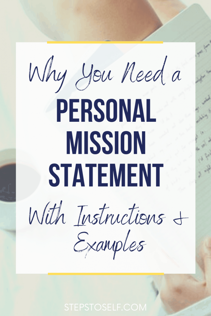 your personal mission statement