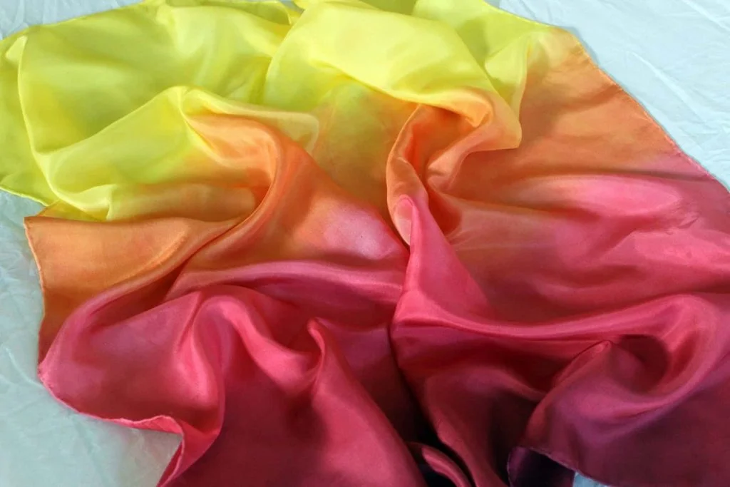 Play silk scarf for toddlers and preschoolers