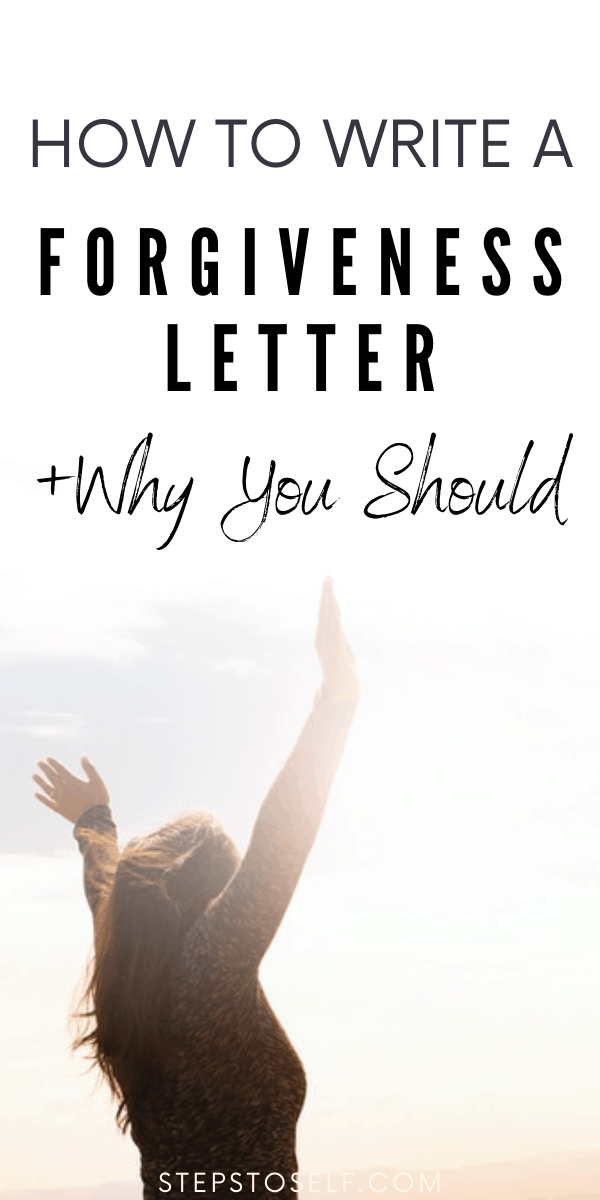 How to write a forgiveness letter