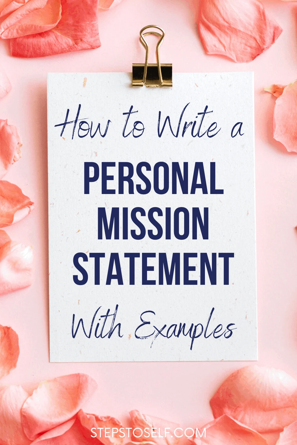 How to Write a Personal Mission Statement